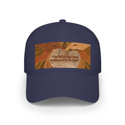Unisex Family Leaf Low-Profile Baseball Cap - Printed