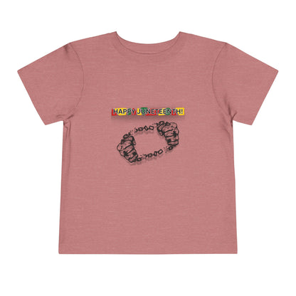 Chain Break Happy Juneteenth Tee — Toddler Graphic T-Shirt