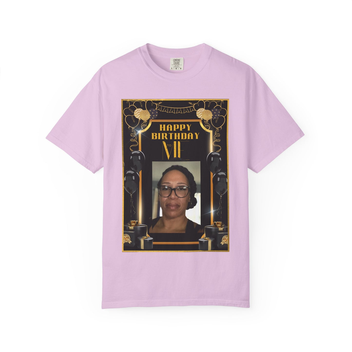 Black & Gold Bold Font Me B Day Personalize It! Tee - Unisex T-shirt
