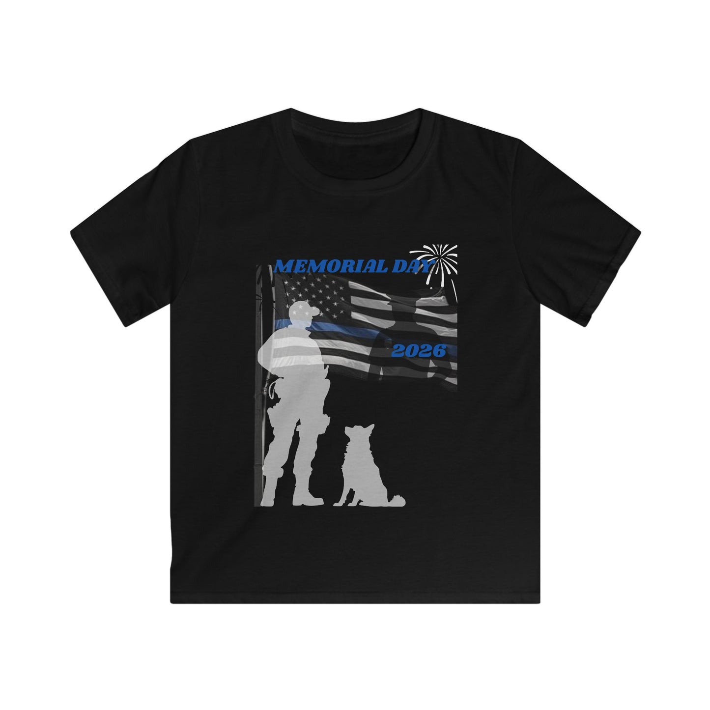 Memorial Day Police 26 Tee - Youth T- Shirt