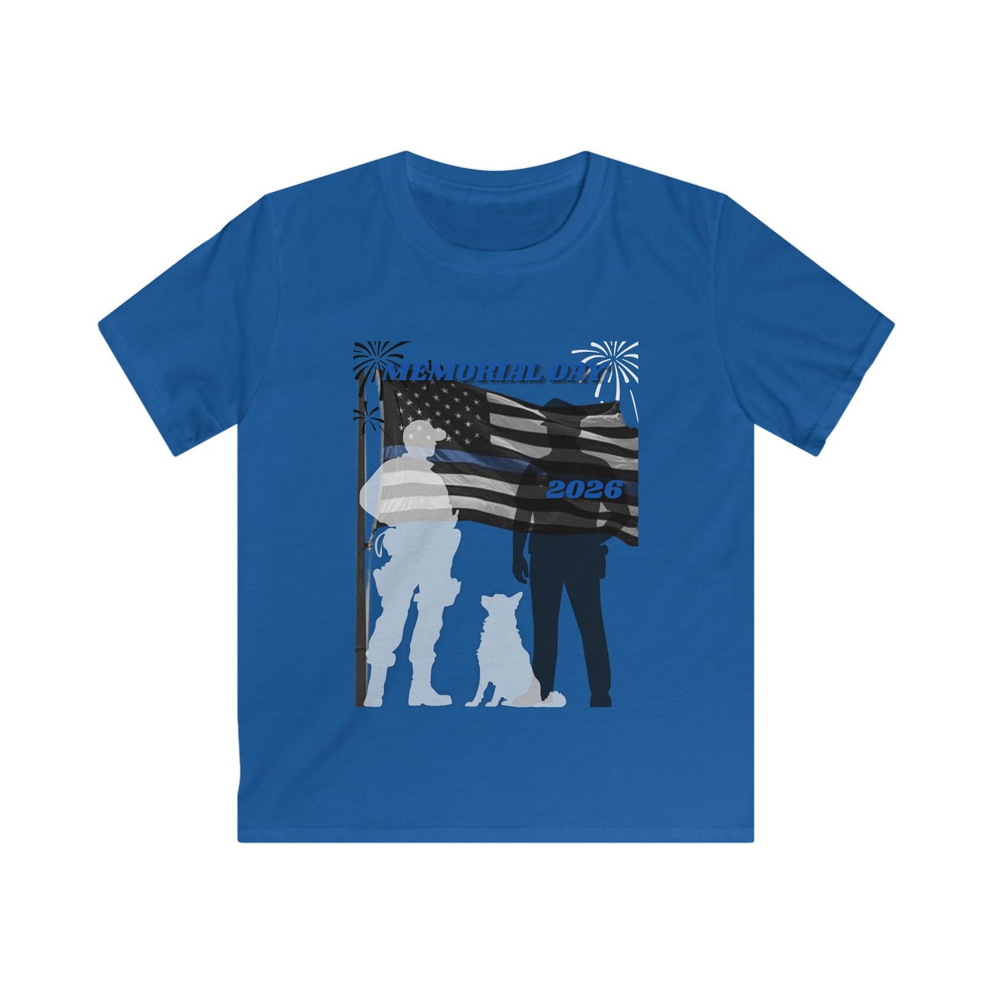 Memorial Day Police 26 Tee - Youth T- Shirt