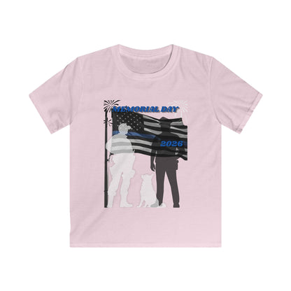 Memorial Day Police 26 Tee - Youth T- Shirt