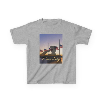 Half Mast Memorial Day Tee — Youth Graphic T-Shirt