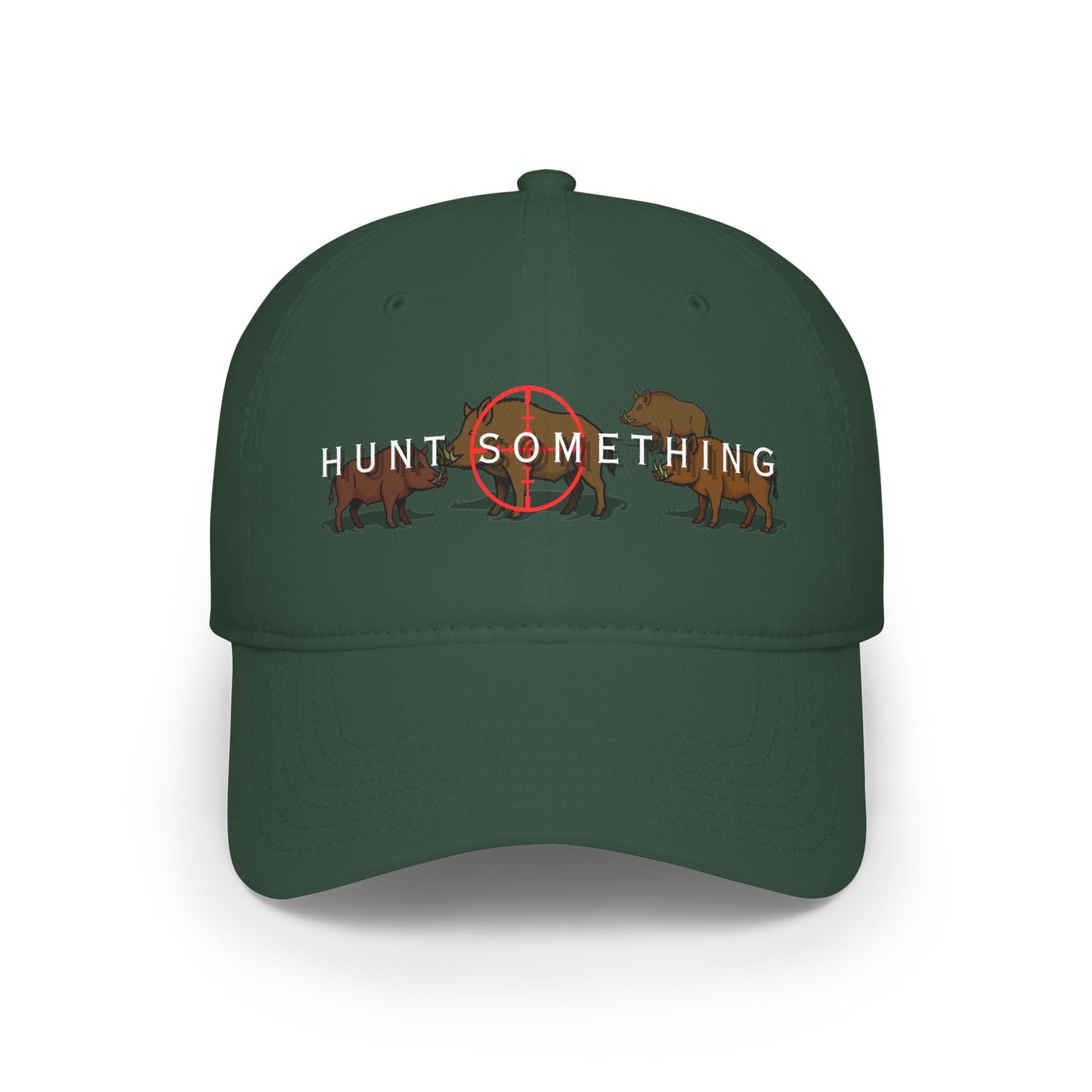 Unisex Hunt Something Boar Low-Profile Baseball Cap - Printed