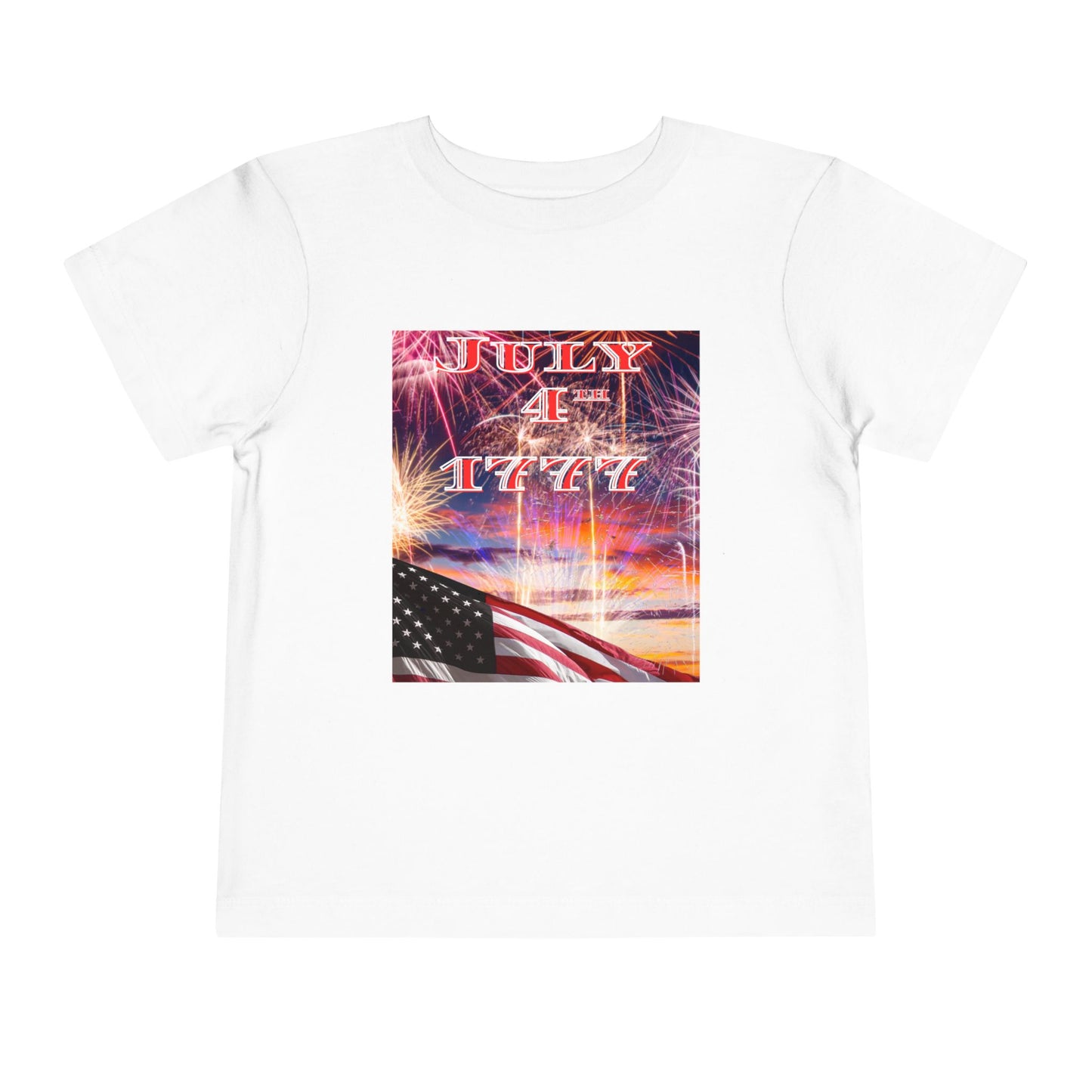 July 4th 1777 Tee - Toddler Graphic T-Shirt