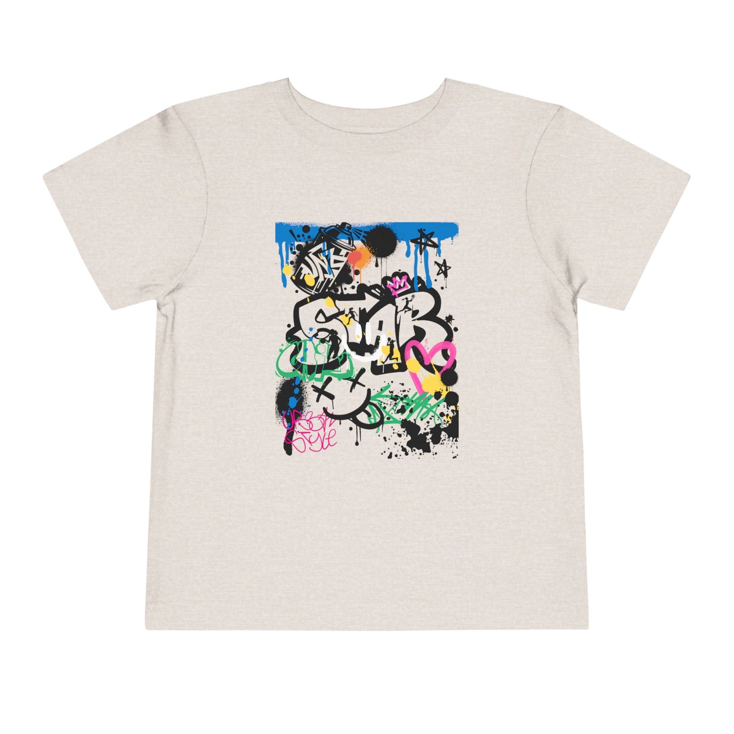 Graffiti Girls  B Ball Tee - Graphic Toddler T-Shirt