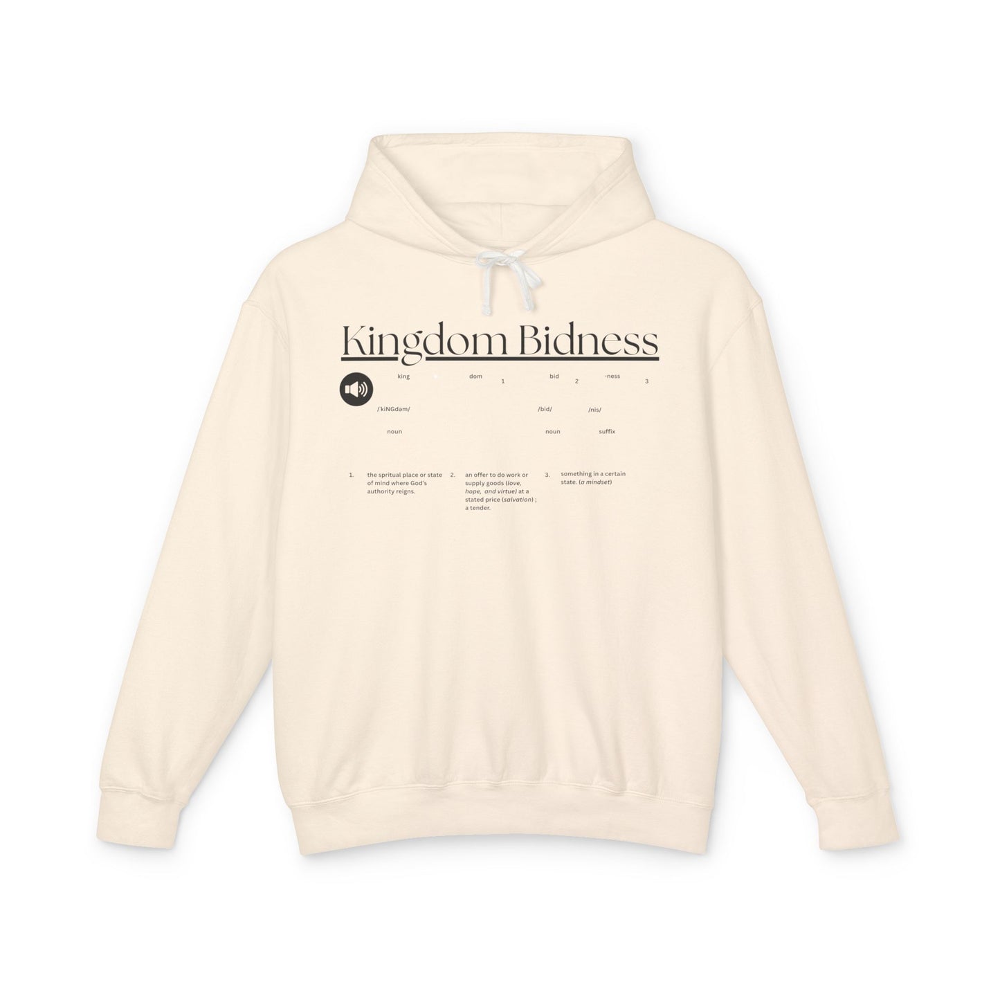 Kingdom — Unisex Lightweight Hooded Sweatshirt