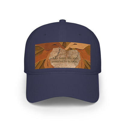 Unisex Family Leaf Low-Profile Baseball Cap - Printed