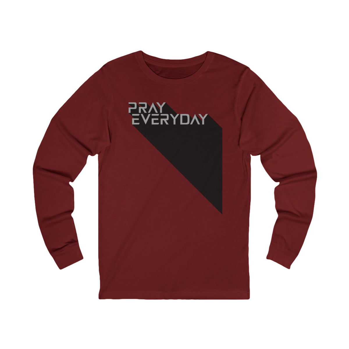 Pray Everyday - Women's Graphic Long Sleeve Tee BC3501