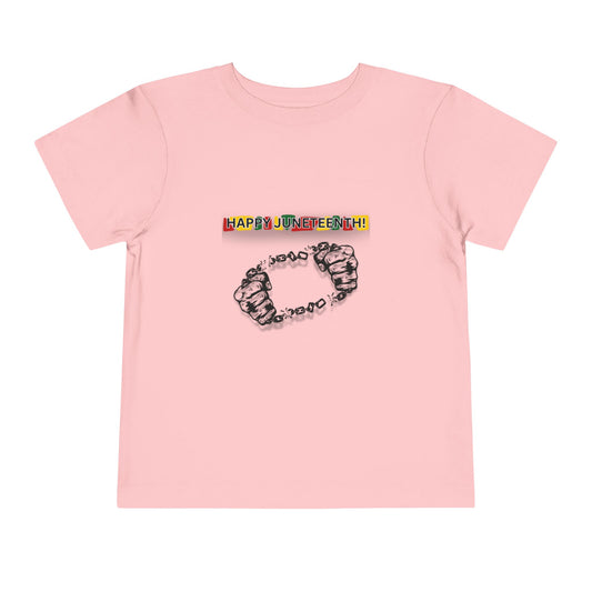 Chain Break Happy Juneteenth Tee — Toddler Graphic T-Shirt