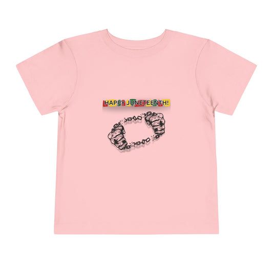 Chain Break Happy Juneteenth Tee — Toddler Graphic T-Shirt
