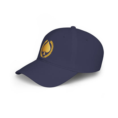 Unisex Gold Spade Low-Profile Baseball Cap - Printed