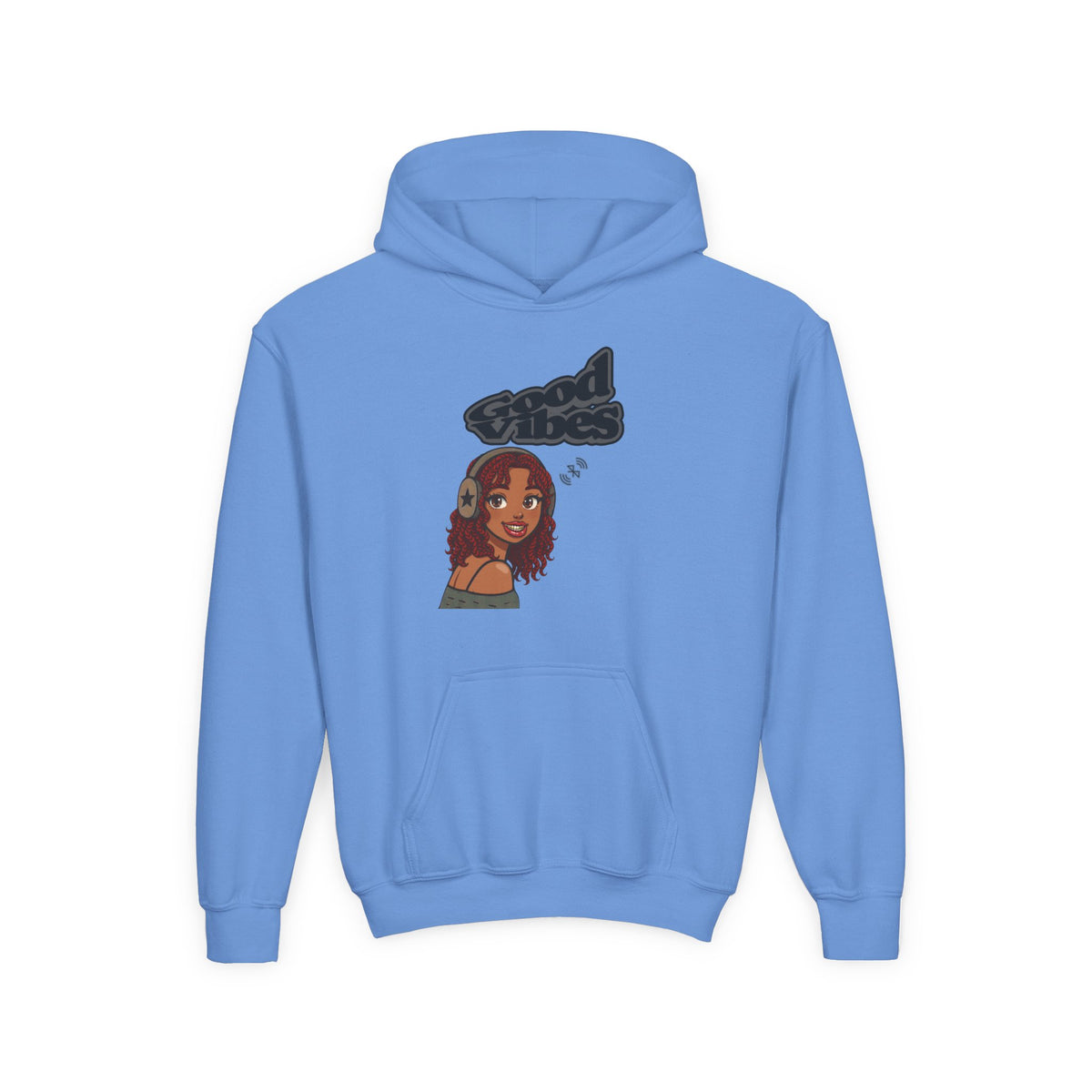 Her Cool Vibes - Kids/Youth Hoodie Gildan 18500B