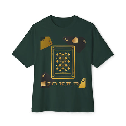 Joker and Aces Tee – Oversized Box Graphic T-Shirt
