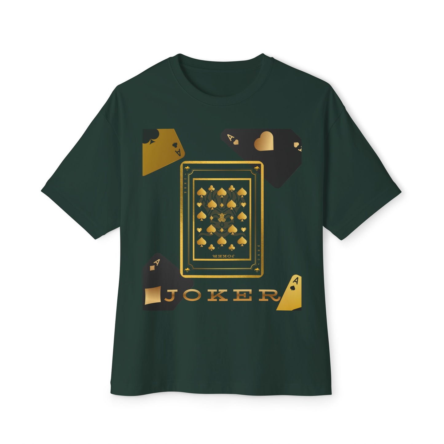 Joker and Aces Tee – Oversized Box Graphic T-Shirt