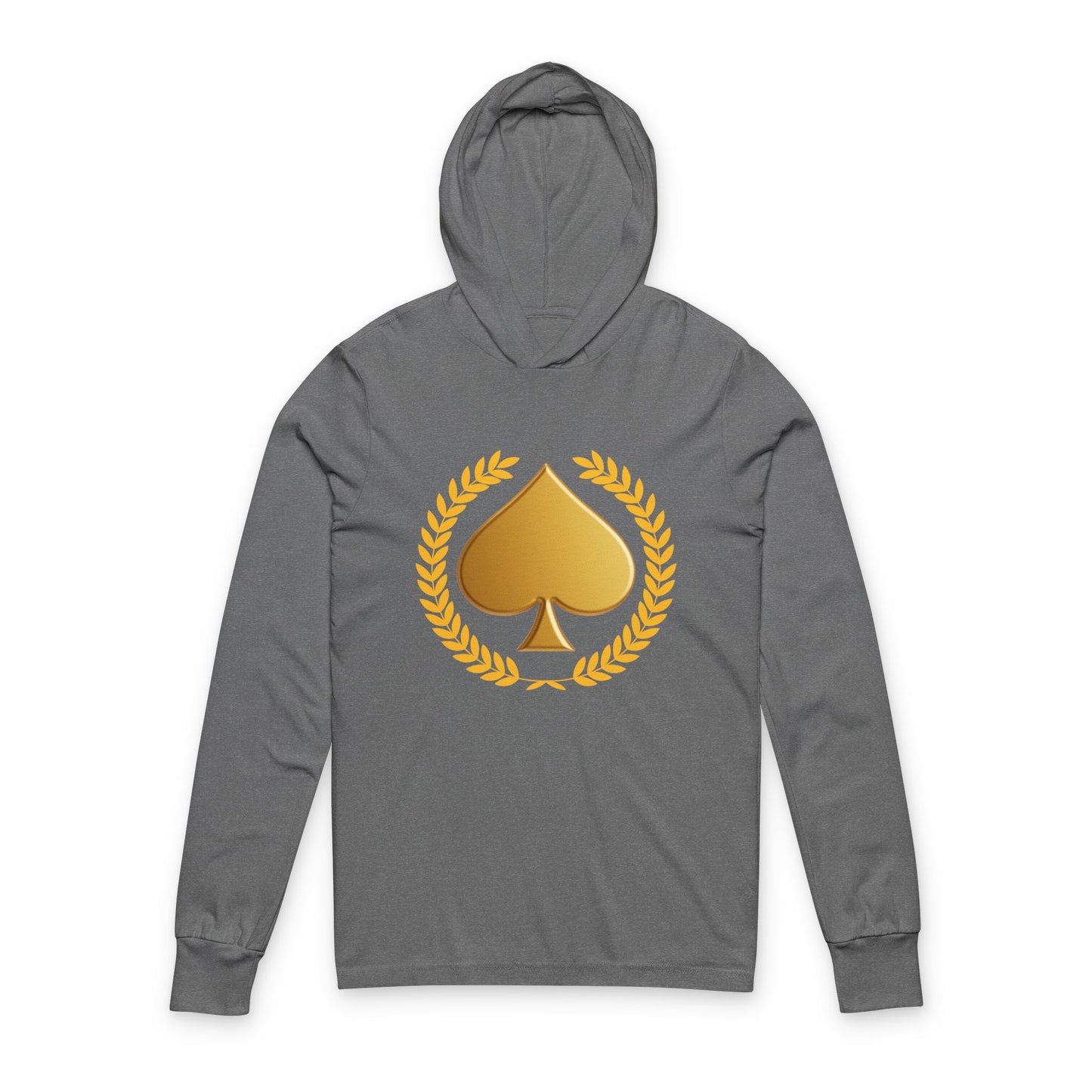Gold Spade - Hooded Long Sleeve T-Shirt