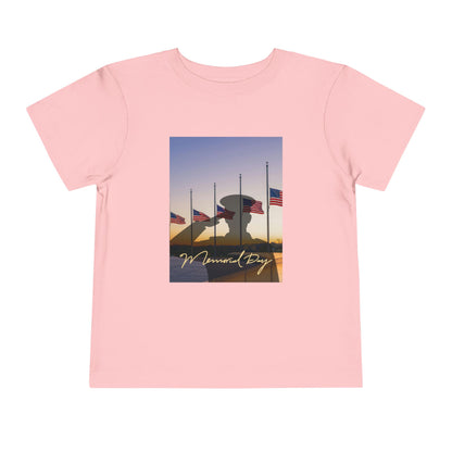 Half Mast Memorial Day Tee — Toddler Graphic T-Shirt