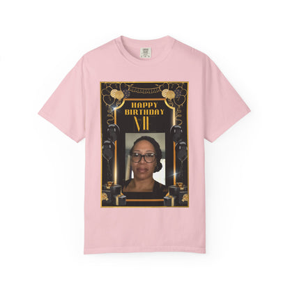 Black & Gold Bold Font Me B Day Personalize It! Tee - Unisex T-shirt