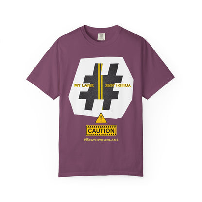 Black White Yellow Lanes Tee - Unisex T-shirt