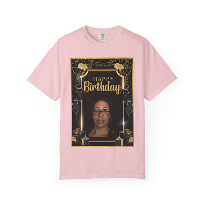 Black & Gold B Day Personalize It! Tee - Unisex T-shirt