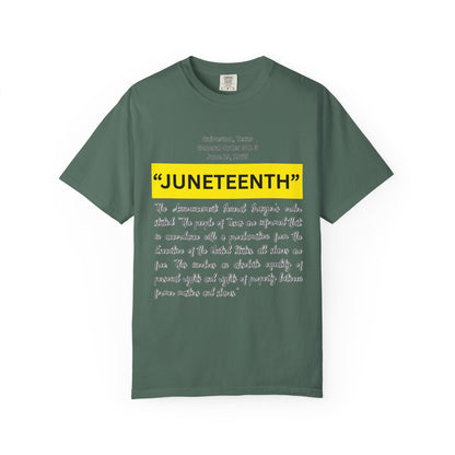 Juneteenth G O 3 Tee - Unisex T-shirt