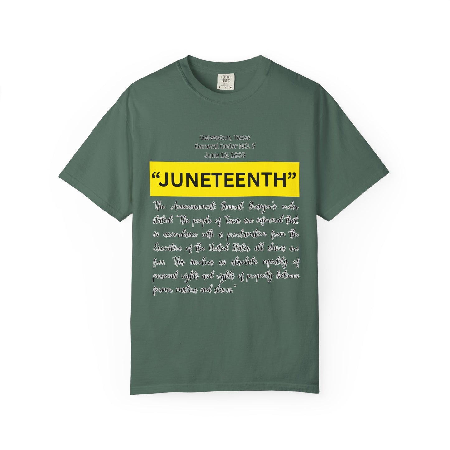 Juneteenth G O 3 Tee - Unisex T-shirt