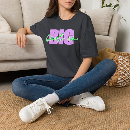 God is BIG (Lavender&Green)Tee - Unisex T- Shirt