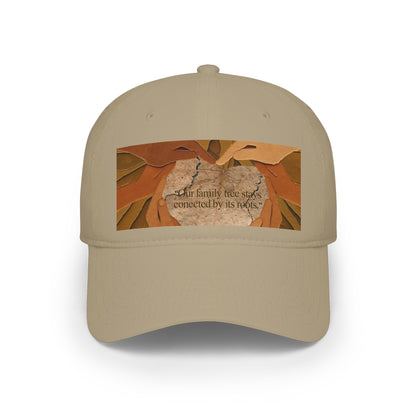Unisex Family Leaf Low-Profile Baseball Cap - Printed