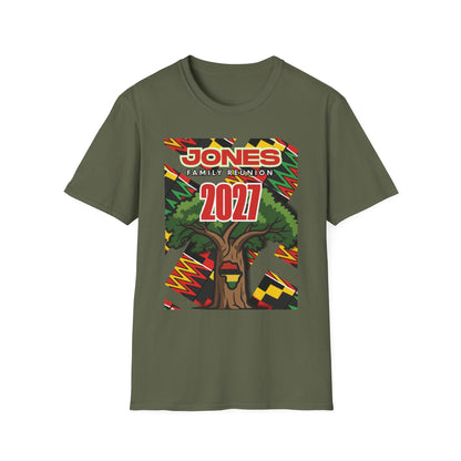 Jones Pan African FR Tee — Unisex Softstyle T-Shirt $16.47-$20.80