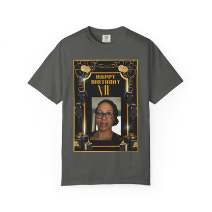 Black & Gold Bold Font Me B Day Personalize It! Tee - Unisex T-shirt