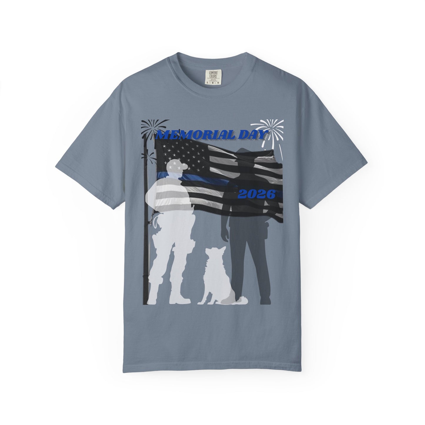 Memorial Day Police 26-Unisex T-shirt