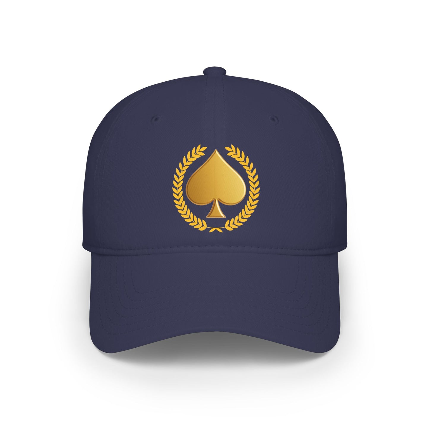 Unisex Gold Spade Low-Profile Baseball Cap - Printed