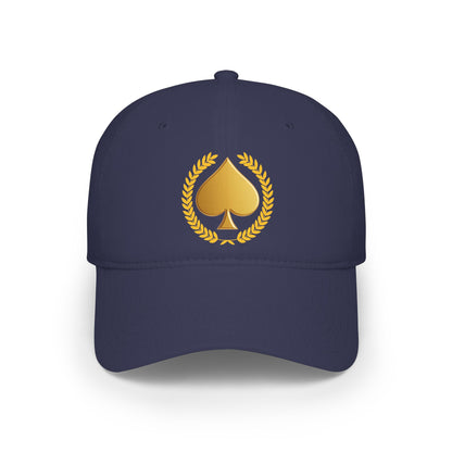 Unisex Gold Spade Low-Profile Baseball Cap - Printed