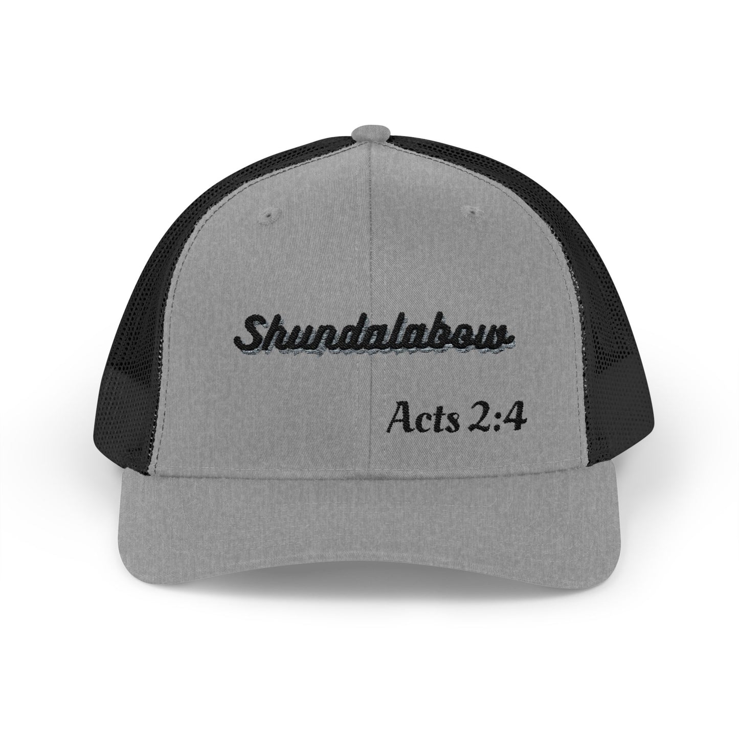 Unisex Acts 2:4 Snapback Trucker Cap - Embroidered