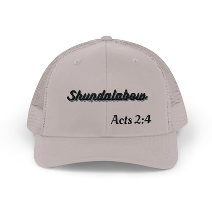 Unisex Acts 2:4 Snapback Trucker Cap - Embroidered