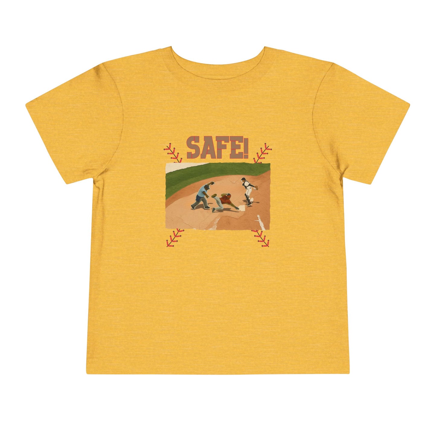 Safe Baseball Tee - Toddler Graphic T-Shirt