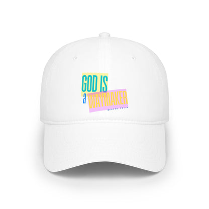 Unisex God is a Waymaker Low-Profile Baseball Cap - Printed