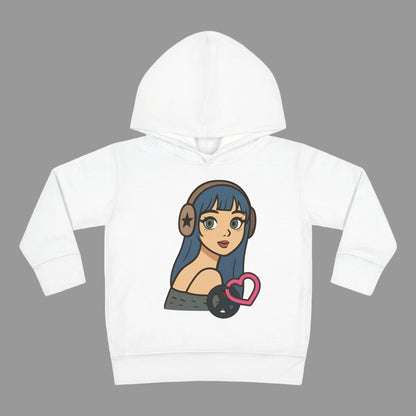 In Her Happy Wearing Headphones - Toddler Hoodie RS3326