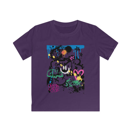 Graffiti Big Girls B Ball Tee - Youth T-Shirt