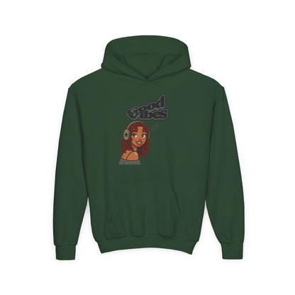 Her Cool Vibes - Kids/Youth Hoodie Gildan 18500B
