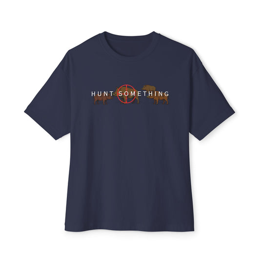 Hunt Something Wild Hog Tee – Oversized Box Graphic T-Shirt