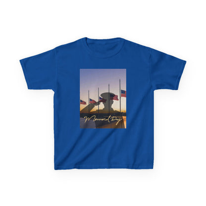 Half Mast Memorial Day Tee — Youth Graphic T-Shirt