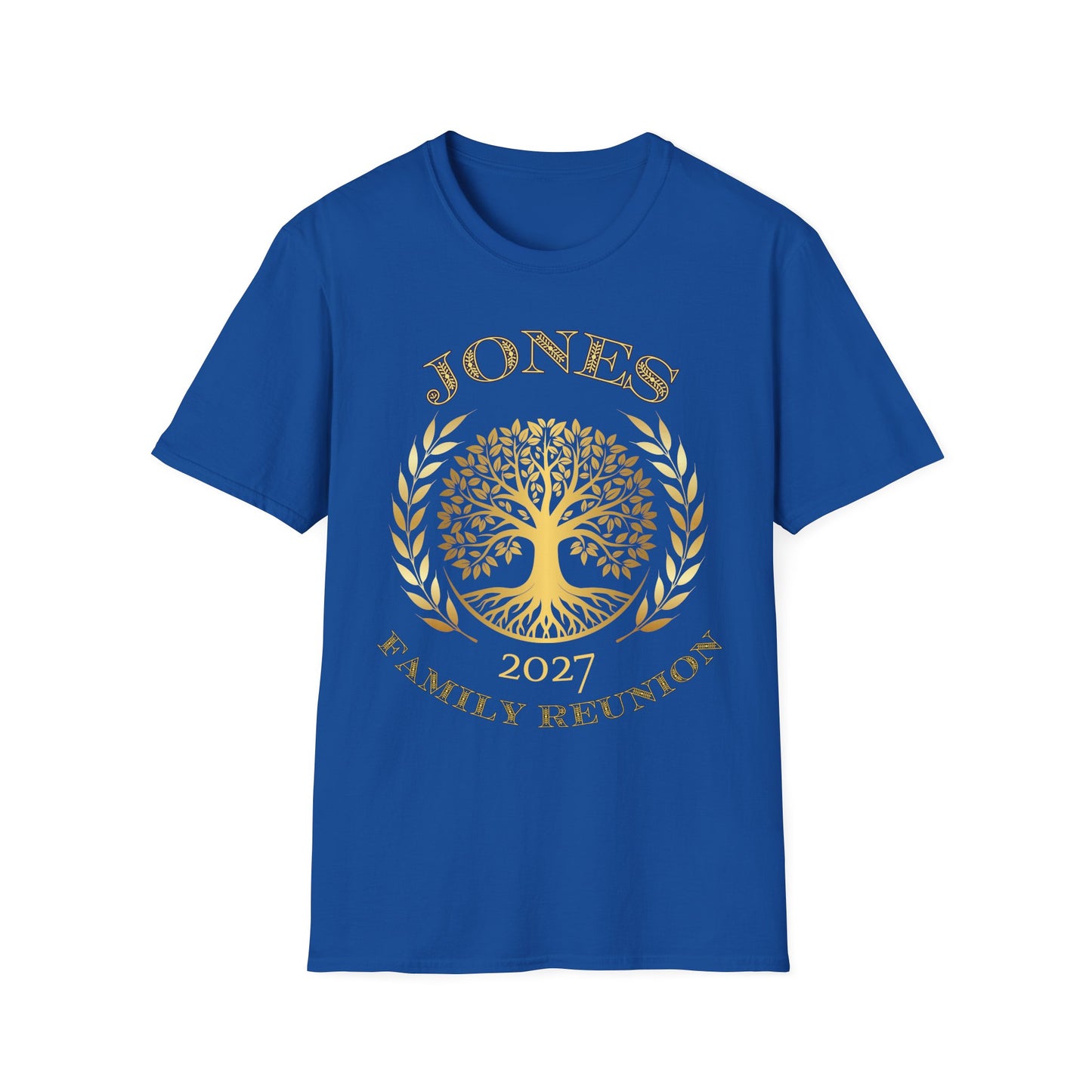 Gold Jones FR Tee — Unisex Softstyle T-Shirt $16.47-$20.80