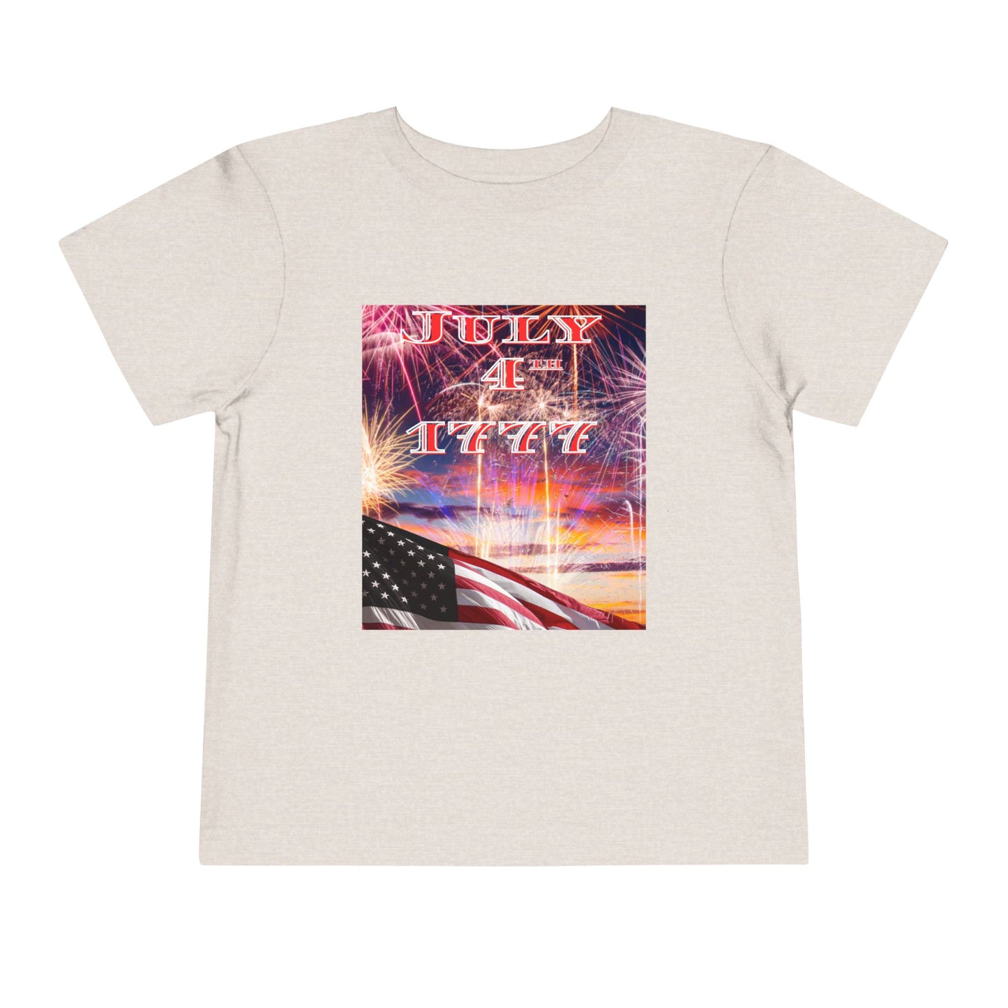 July 4th 1777 Tee - Toddler Graphic T-Shirt