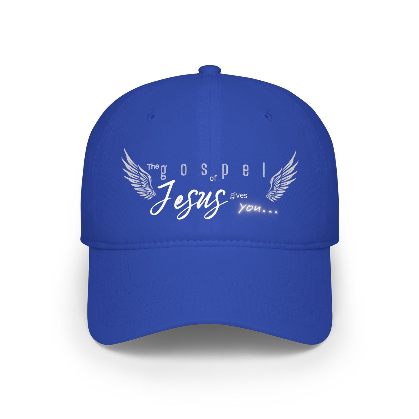 Unisex Gospel of Jesus Low-Profile Baseball Cap - Printed