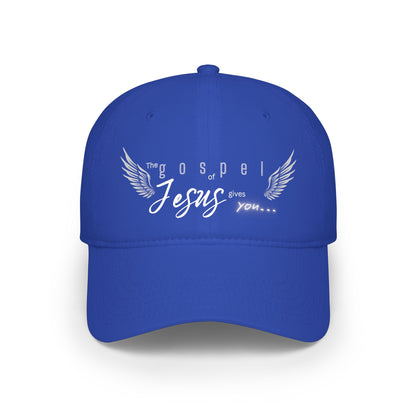 Unisex Gospel of Jesus Low-Profile Baseball Cap - Printed