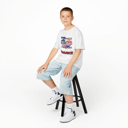 Thanks 4 Service Memorial Day Tee - G5000B Kids T-Shirt