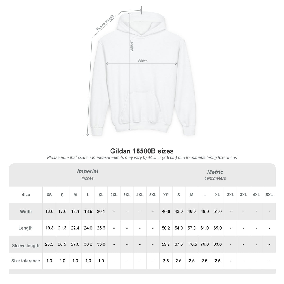 Her Cool Vibes - Kids/Youth Hoodie Gildan 18500B