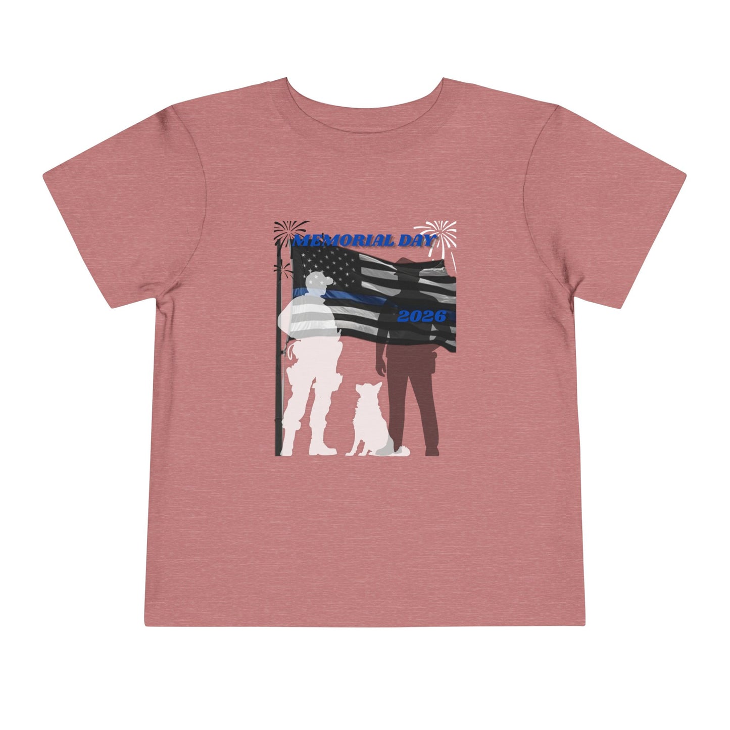 Memorial Day Police 26 Tee — Toddler Graphic T-Shirt