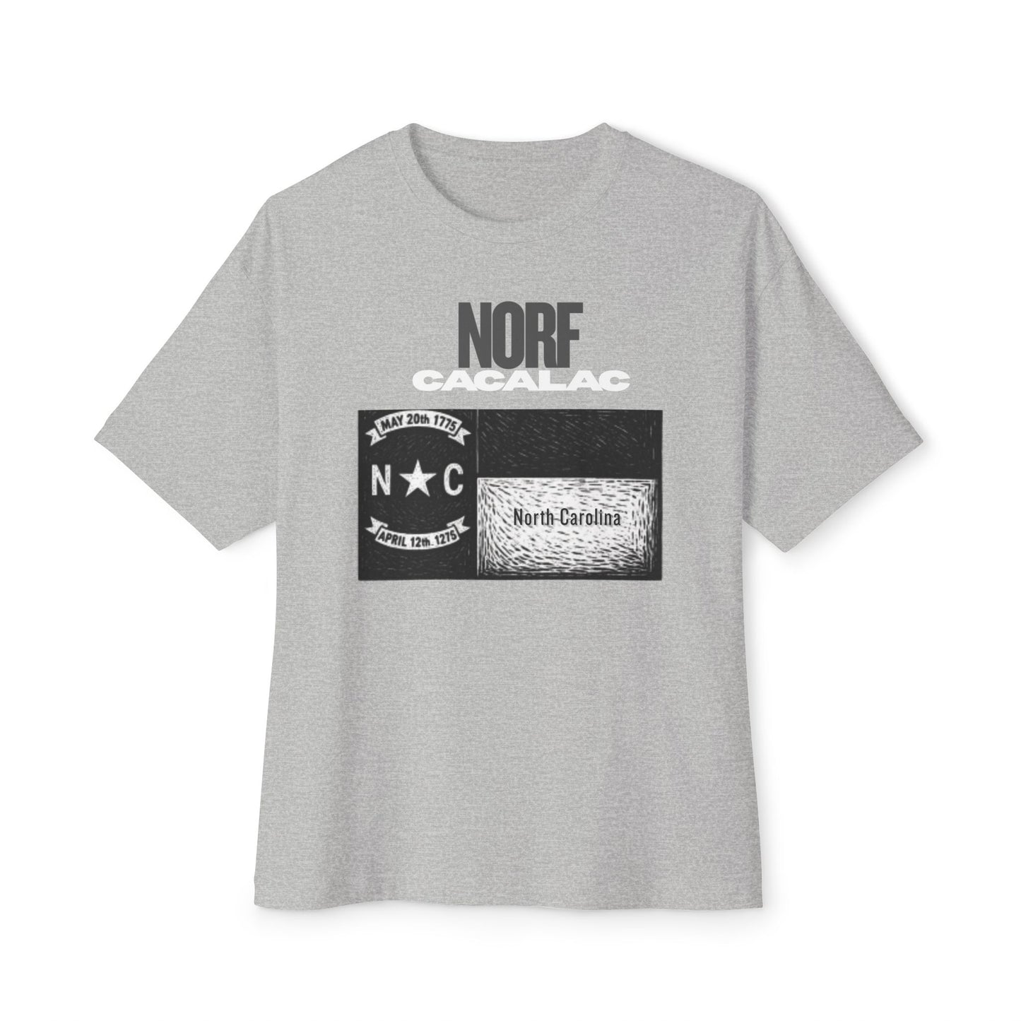 Norf Cacalac Tee – Oversized Box Graphic T-Shirt